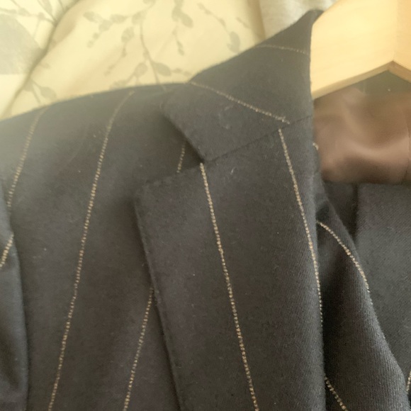 suitsupply 36r havana 3 piece gold pinstripe - Picture 3 of 7